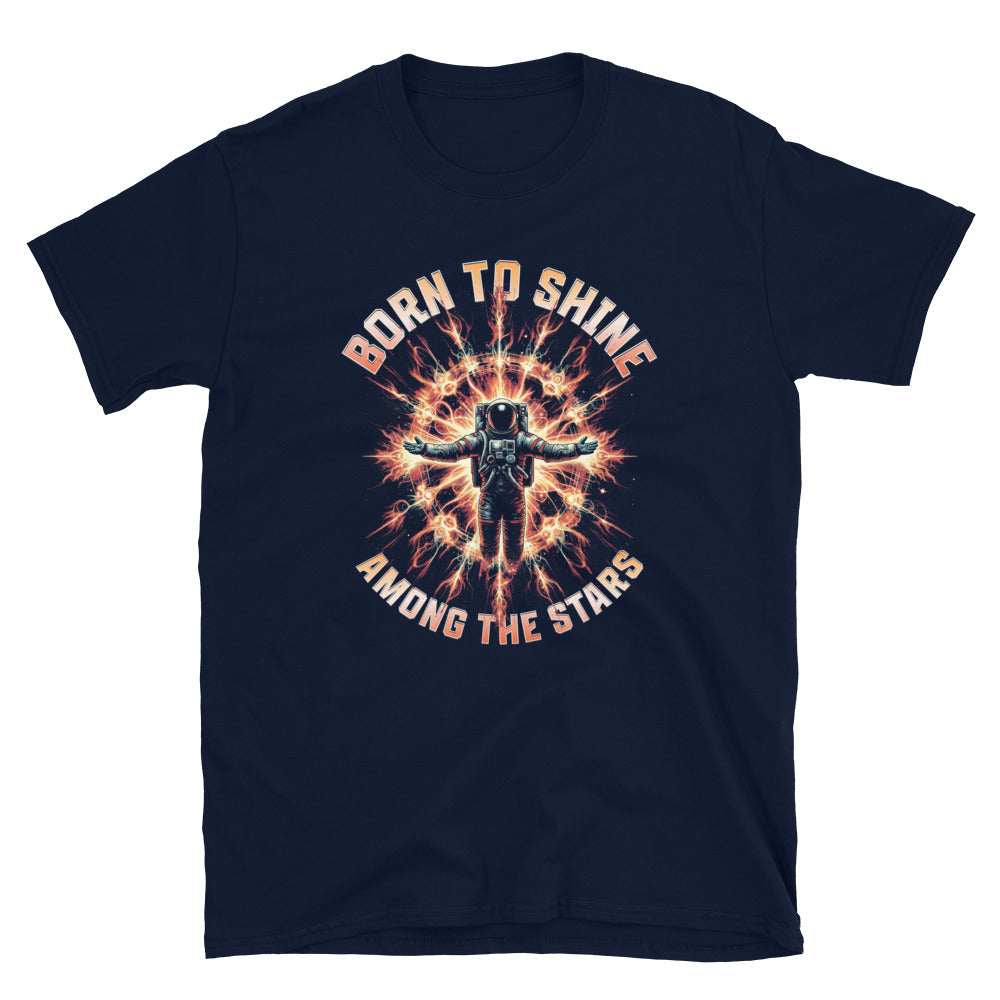 Born To Shine Among The Stars TShirt - Navy Color - https://ascensionemporium.net